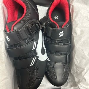 Brand new size 8 women’s Peloton bike shoes with cleats.
